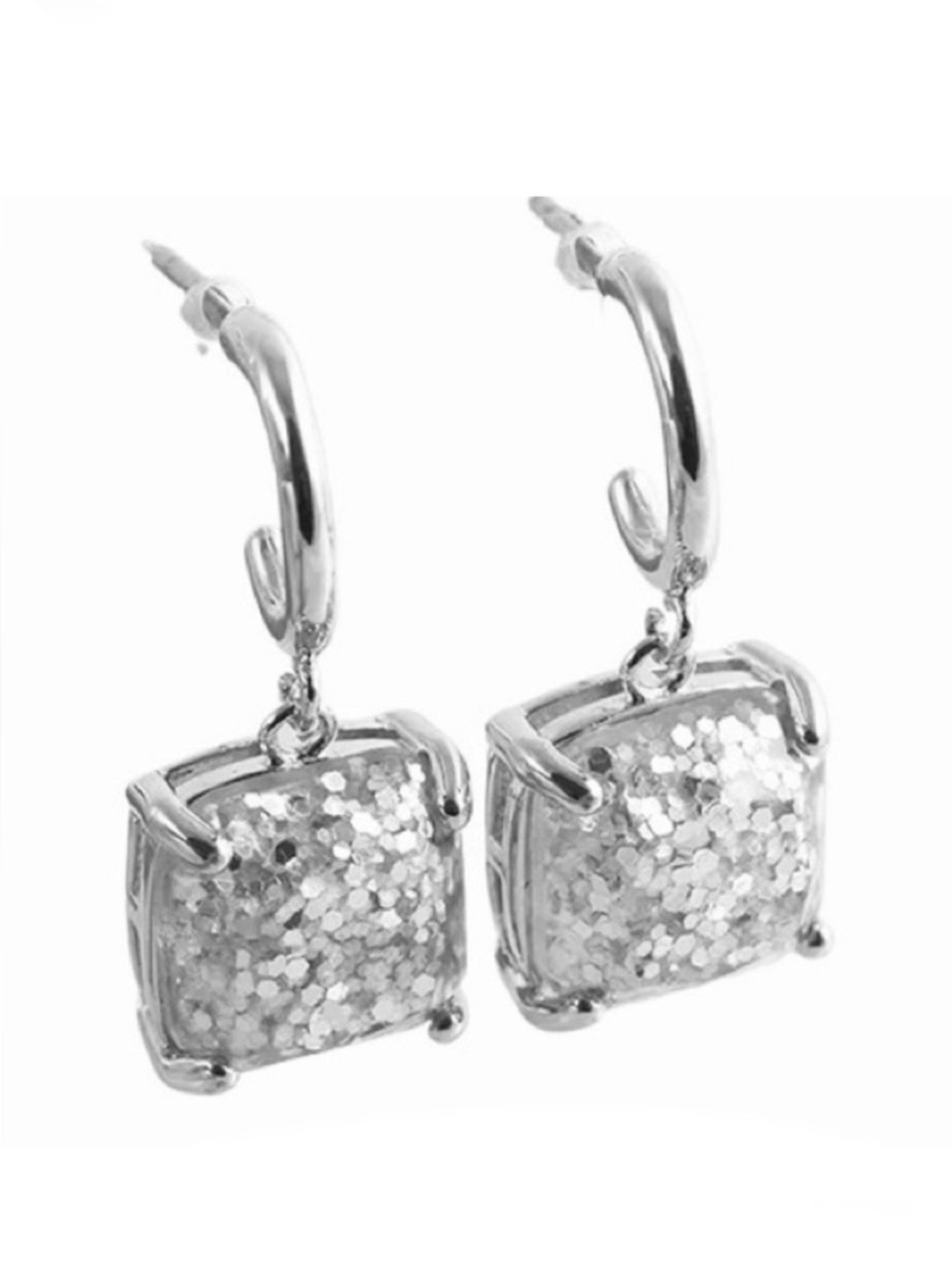 Kate Spade New York ♠️ huggie glitter drop n dangle earrings